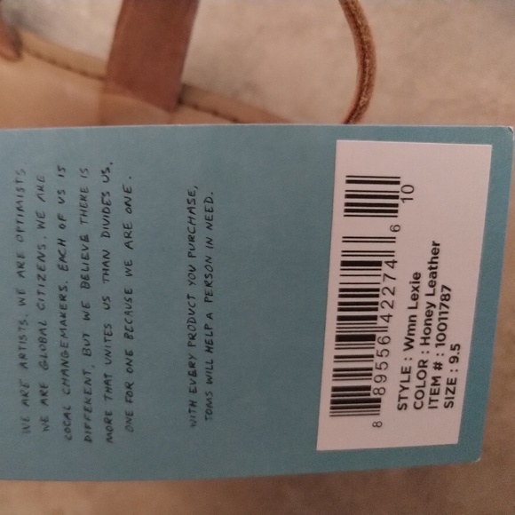 Toms Honey Leather Lexie Braided Sandal - Picture 2 of 3